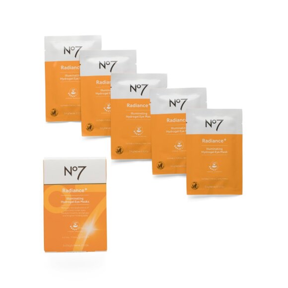 NO7 multi Made In Korea 5pk Radiance Plus Eye Masks - Picture 1 of 2